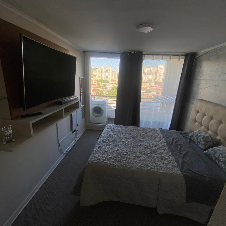 Bello Dpto central a pasos de la Quinta Vergara, Mall, Plaza de Viña, con estacionamiento, ideal para recorrer la ciudad caminando relajado - Two-Bedroom Apartment - 14