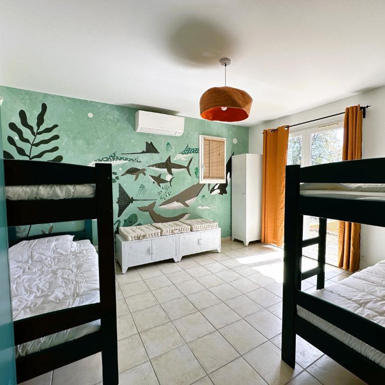 Villa Marguerite pour 10 personnes avec climatisation et vue mer avec piscine privée et chauffée à La Londe-les-Maures - Maison de Vacances 4 Chambres - 29
