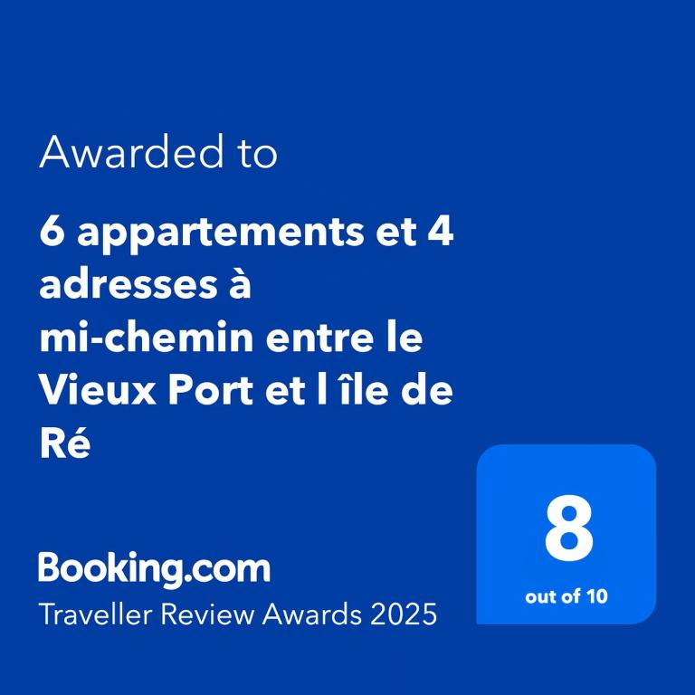 6 appartements et 4 adresses à mi-chemin entre le Vieux Port et l île de Ré - Appartement - Vue sur Pont - 12