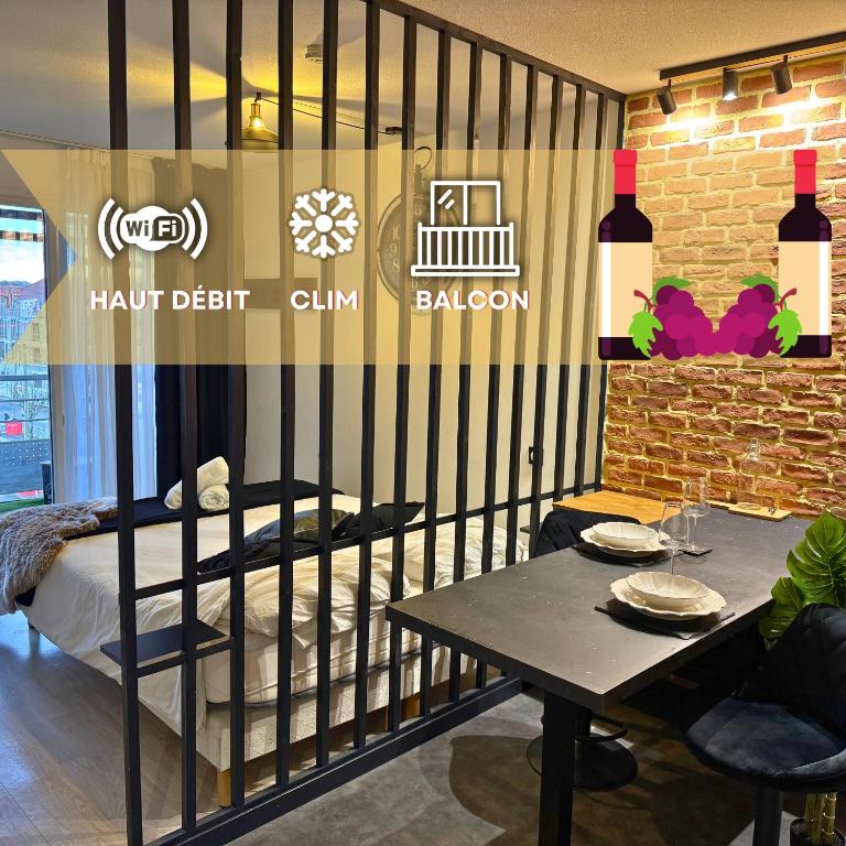 Cosy Roc - Wifi, Balcon, TV, Clim, Équipé - Apartment mit 1 Schlafzimmer - 1