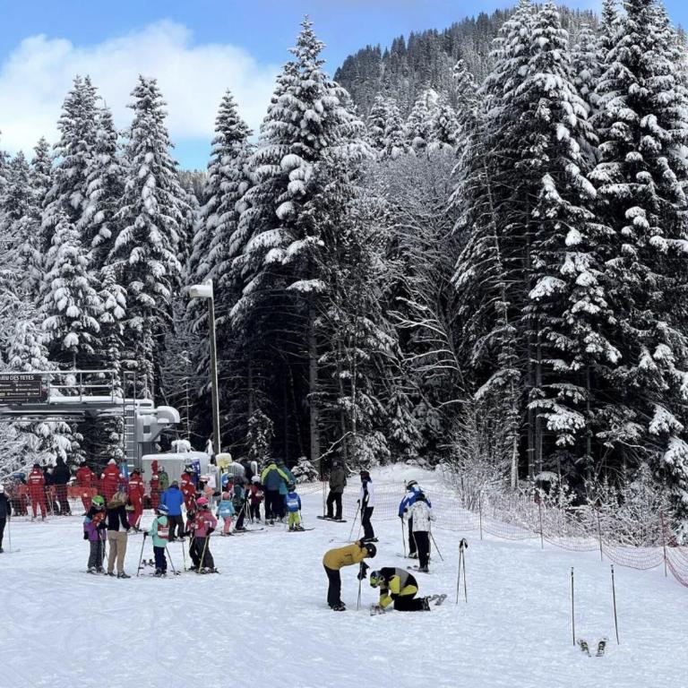 Parking plus terrasse pour 4 personnes au ski - Apartment mit 1 Schlafzimmer - 17