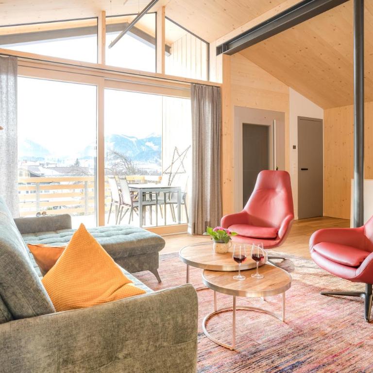 Alpenhaus Chalet Panoramablick - Bergbahn unlimited im Sommer inklusive - Ferienhaus - 8