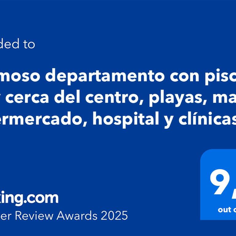 Hermoso departamento muy cerca del centro, playas, malls, hipermercado, hospital y clínicas - Apartamento de 2 dormitorios - 33
