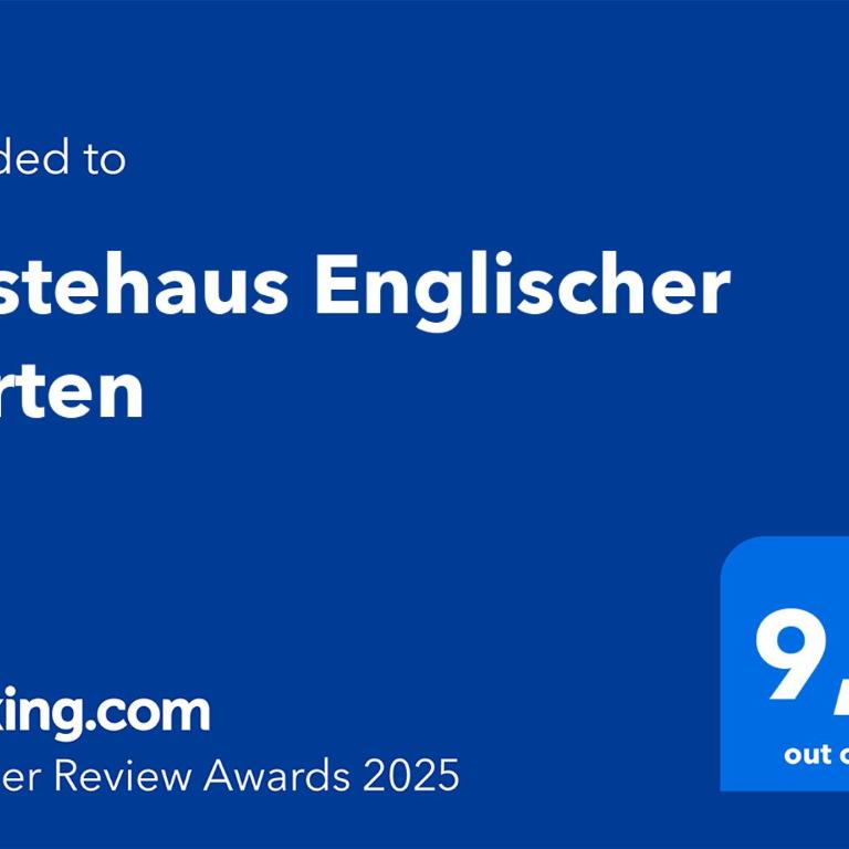 Gästehaus Englischer Garten - Economy Doppel- oder Zweibettzimmer mit Gemeinschaftsbad - 2