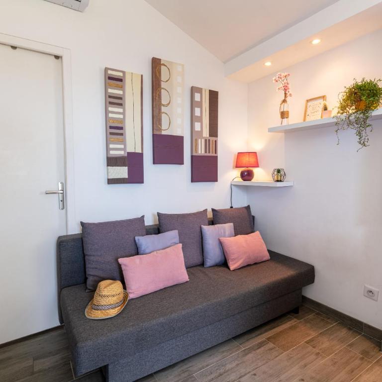 Le Bastidon, charmant studio 2 pers avec vue mer, idéalement situé - Studio mit Meerblick - 9