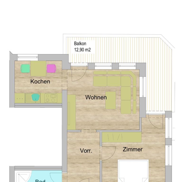Appartement Erler - Appartamento con 1 Camera da Letto e Divano-Letto - 10