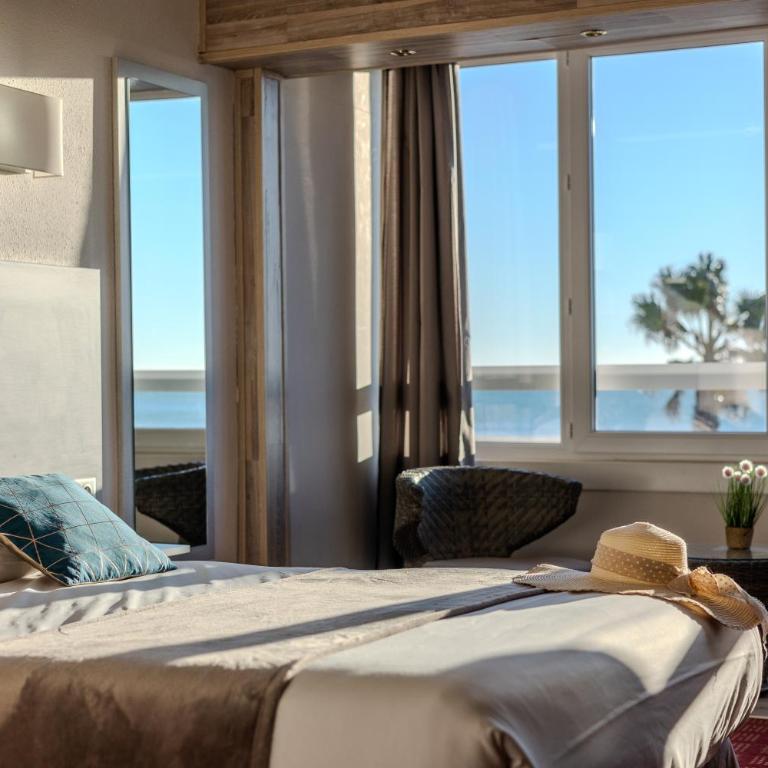 Logis Hôtel & Restaurant Mediterranee - Chambre Double - Vue sur Mer - 4