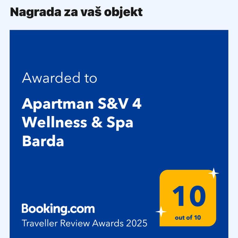 Apartman S&V 4 Wellness & Spa Barda - One-Bedroom Apartment - 4