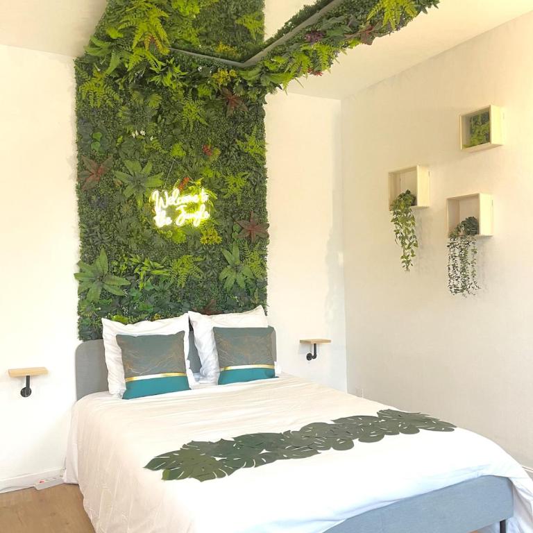 Jungle Room - Atypique - Spacieux - WIFI - TV 4K - Vue Sur Ville - Confort - Appartamento con Vista Città - 7
