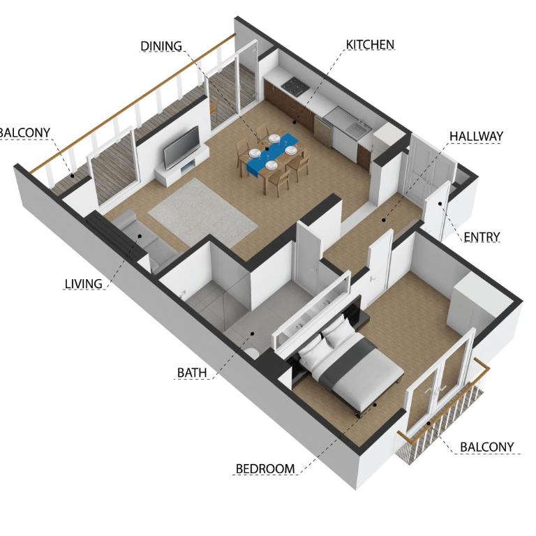 PitzPlus Appartements - Apartment mit Balkon - 15
