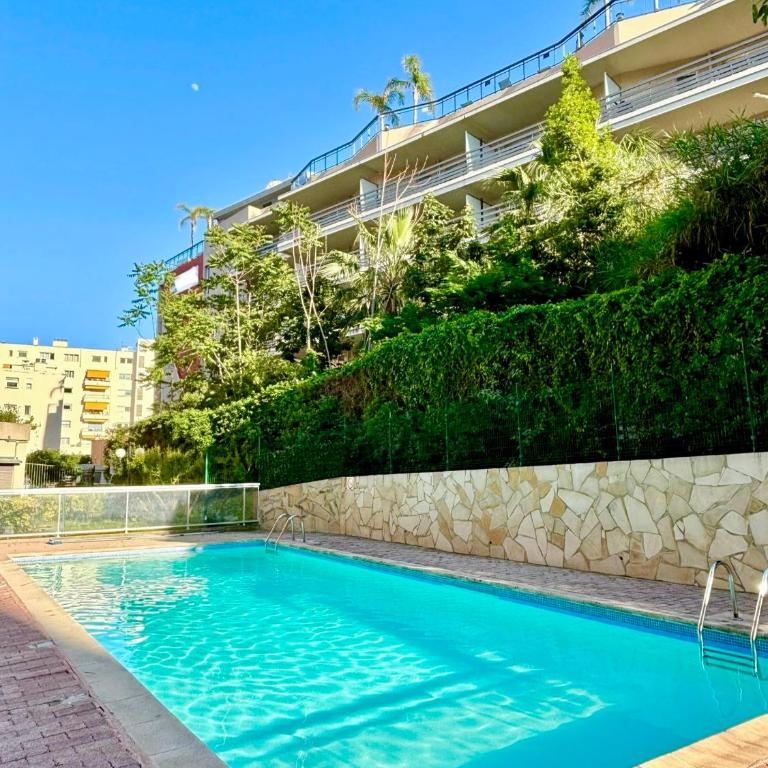 Cosy Studio Sunny Terrace and Pool Next to the Beach and Monaco - Appartement 1 Chambre avec Terrasse - 13