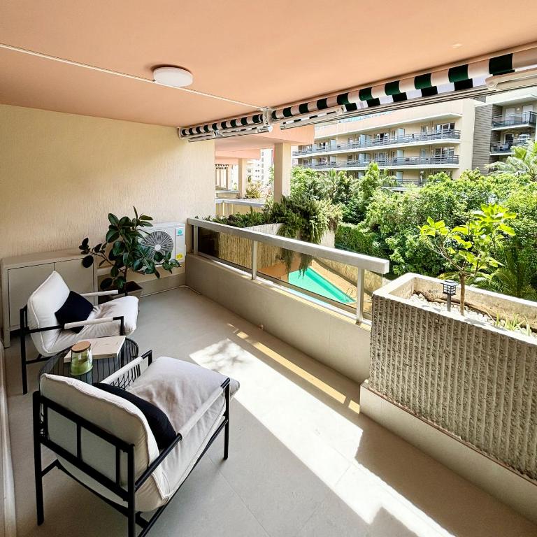 Cosy Studio Sunny Terrace and Pool Next to the Beach and Monaco - Appartement 1 Chambre avec Terrasse - 7