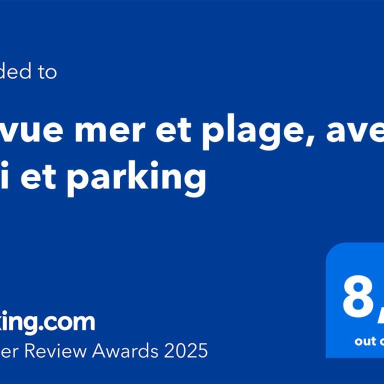 T3 vue mer et plage, avec wifi et parking - Haus mit 2 Schlafzimmern - 12