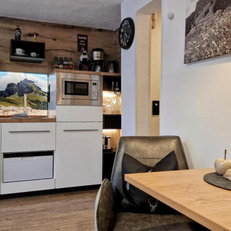 Aggenstein - Helles Studio mit Südbalkon und traumhaftem Bergpanorama in Pfronten Mitte - Studio-Apartment - 1