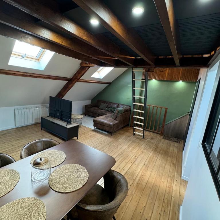 Le Havre des toits - cosy tout équipé - Appartement 1 Chambre - 10