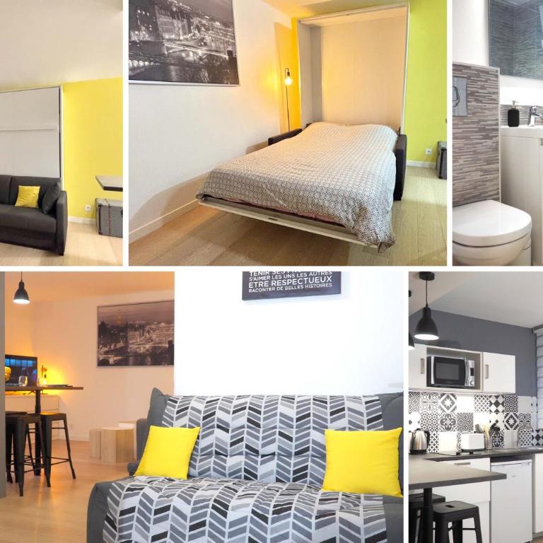 Le Faubourg-Raines - Chaleureux studio à 5mn de la gare - Studio Familial - 2