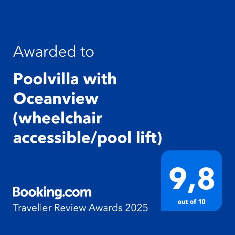 Poolvilla with Oceanview (wheelchair accessible/pool lift) - Three-Bedroom Villa - 72