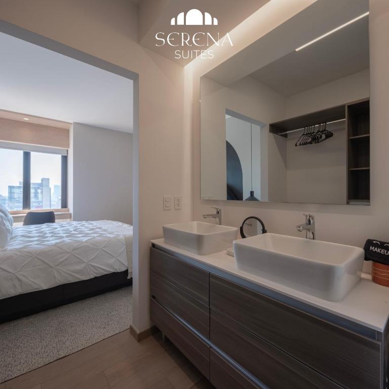 Elegant Condo with Air Conditioning, Pool, Sauna, & Fitness Center in Polanco - Two-Bedroom Apartment - 12