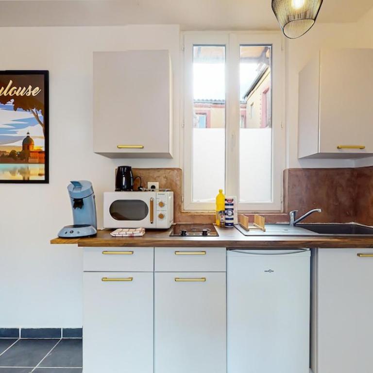 Studio Pouvillon proche Zenith - Centre Toulousain - Appartement 1 Chambre - 9