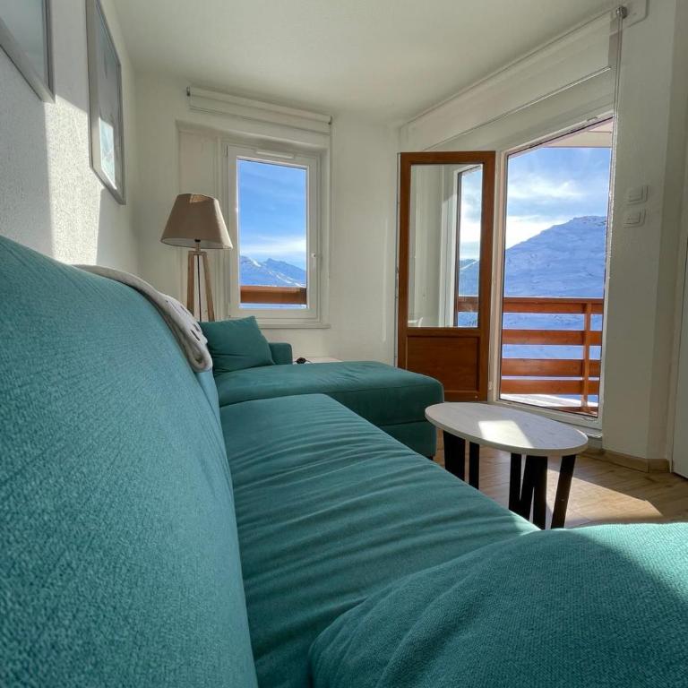 Les Ménuires - Appart 2 pièces 4 pers - Balcon plein SUD - Ski aux pieds - Apartment mit 1 Schlafzimmer - 2