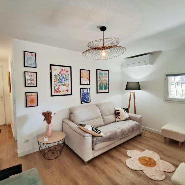 Super appartement 80m de la plage de plain pied avec 50m2 extérieur - One-Bedroom Apartment - 8