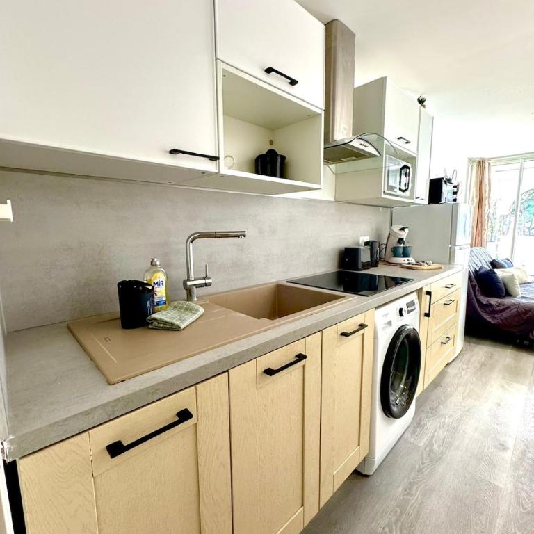 Le Grand Bleu-Parking privé-Climatisation-Proche ponant - Apartment mit 1 Schlafzimmer - 12