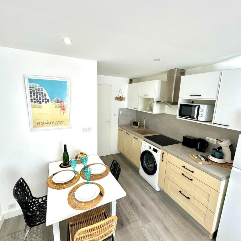 Le Grand Bleu-Parking privé-Climatisation-Proche ponant - Apartment mit 1 Schlafzimmer - 16