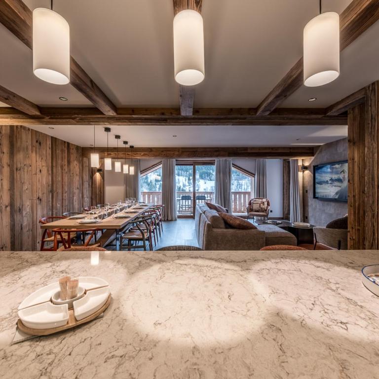 Appartement de luxe avec conciergerie 5*, vue montagne, 3 chambres, ski room - FR-1-613-125 - Appartement - 14