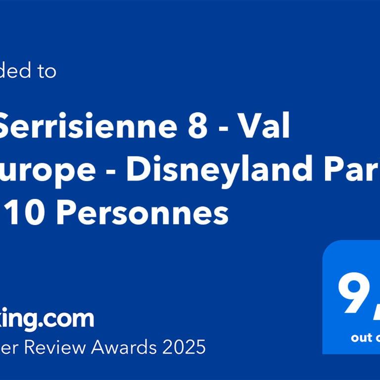 La Serrisienne 8 - Val d'Europe - Disneyland Paris - 8 à 10 Personnes - Apartamento con terraza - 27