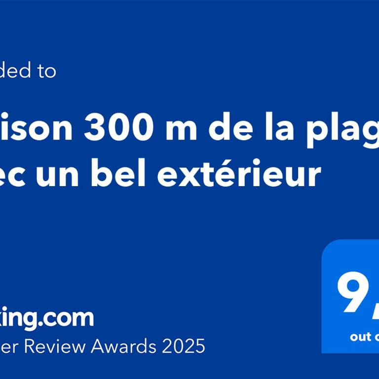 Maison 300 m de la plage avec un bel extérieur - Maison 3 Chambres - 2