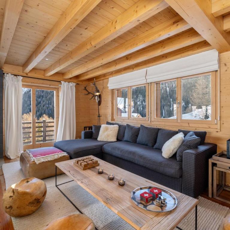 Chalet 18 îles Luxury chalet With Sauna La Tzoumaz - Chalet - 3
