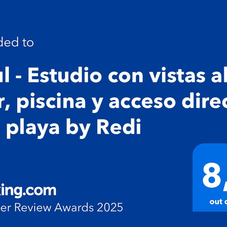 Azul - Estudio con vistas al mar, piscina y acceso directo a la playa by Redi - Apartamento de 1 dormitorio - 29