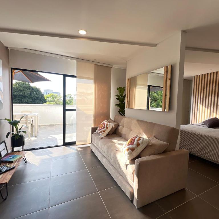 Loft con terraza amoblado Alamos Pereira - Apartamento de 1 dormitorio - 1
