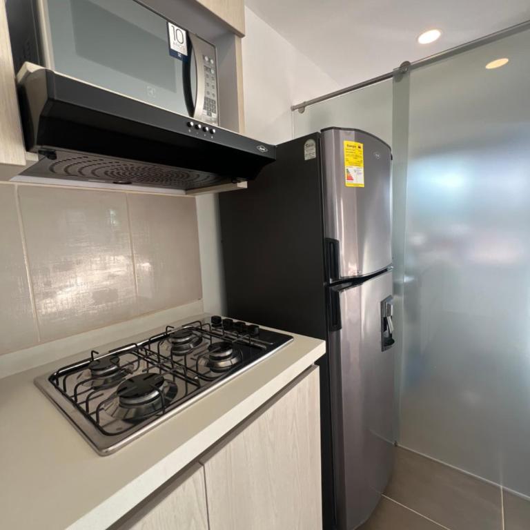 Loft con terraza amoblado Alamos Pereira - One-Bedroom Apartment - 24