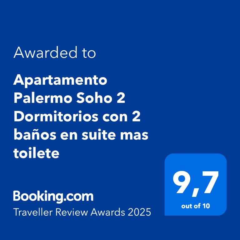 Apartamento Palermo Soho 2 Dormitorios con 2 baños en suite mas toilete - Apartamento de 2 dormitorios - 58