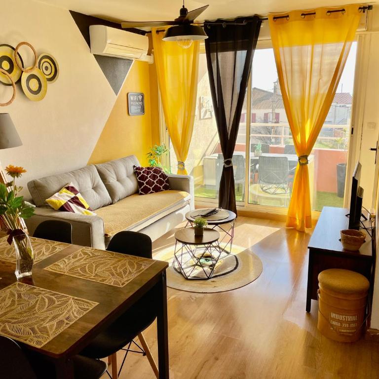 Le Nautica Plage T2 climatisé en bord de mer - Appartement 1 Chambre - 17