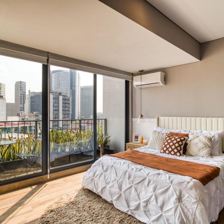 World Cup Ready, Prime Location, Walk to Downtown - One-Bedroom Apartment with Balcony and City View - 72