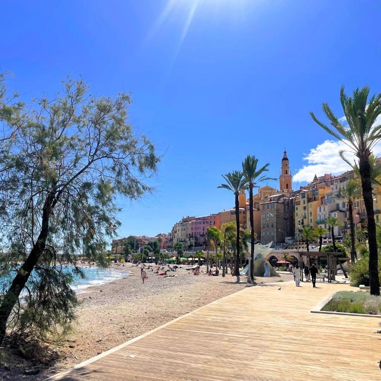 Studio Menton vue mer proche plage et gare - Appartamento con 1 Camera da Letto - 34