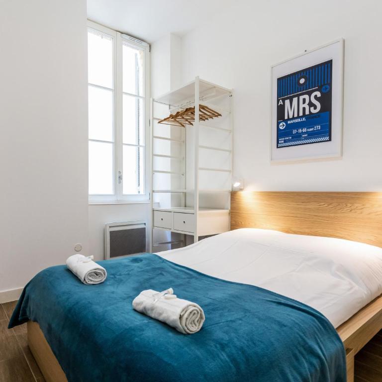 L'Escapade Marseillaise T2 Moderne avec Cuisine Équipée et à 5 min du Vieux-Port - Appartement 2 Chambres - 9