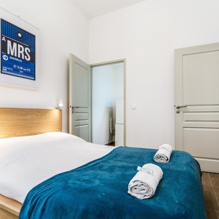 L'Escapade Marseillaise T2 Moderne avec Cuisine Équipée et à 5 min du Vieux-Port - Appartement 2 Chambres - 4