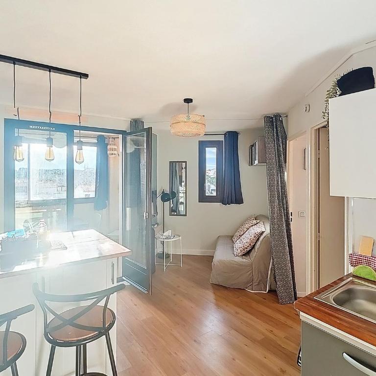 Chic Appartement 4 pers avec couchage - Appartement 1 Chambre - 12