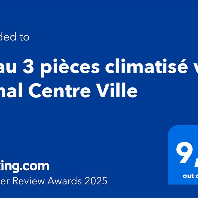 Beau 3 pièces climatisé vue Canal idéalement situé Centre Ville - Apartment mit 2 Schlafzimmern - 17