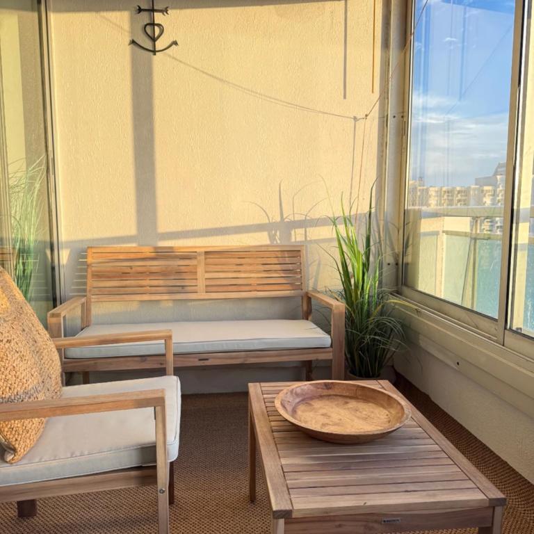 Appartement vue mer Carnon Plage dernier étage proche Parc Expo - Appartement 1 Chambre - 5