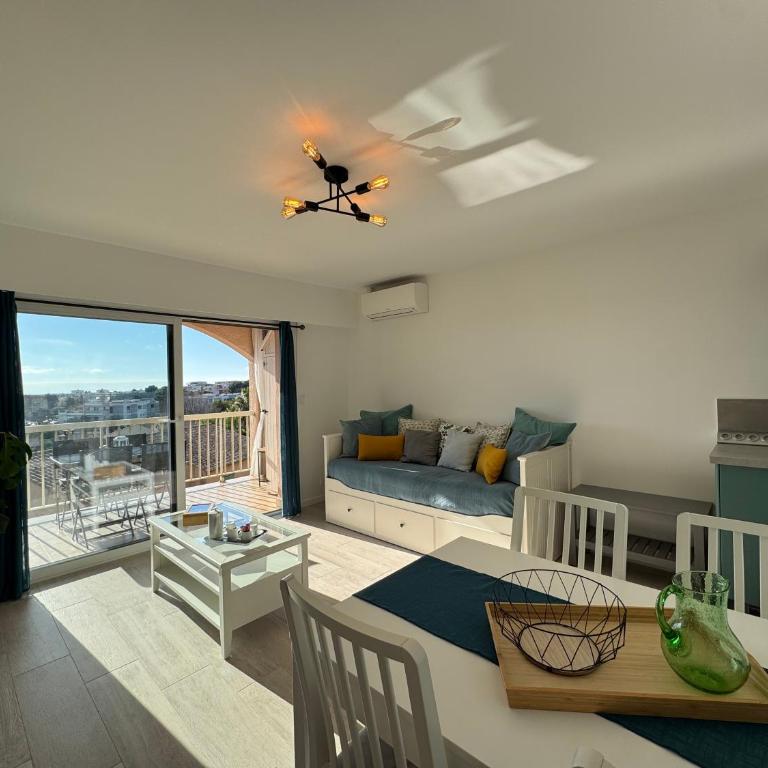 Charmant 2P Piscine - Parking - Vue mer - Antibes - Apartment mit 1 Schlafzimmer - 7