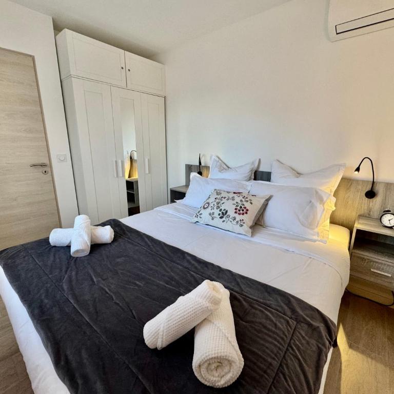 Charmant 2P Piscine - Parking - Vue mer - Antibes - Apartment mit 1 Schlafzimmer - 13