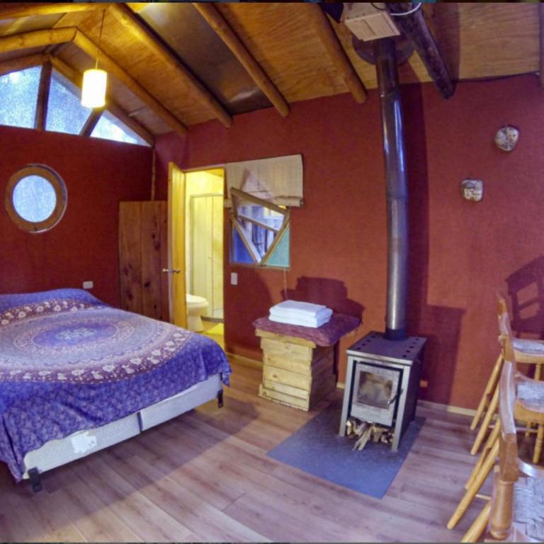 Cabanas Curi-Huapi - Habitación Doble con vistas al jardín - 1