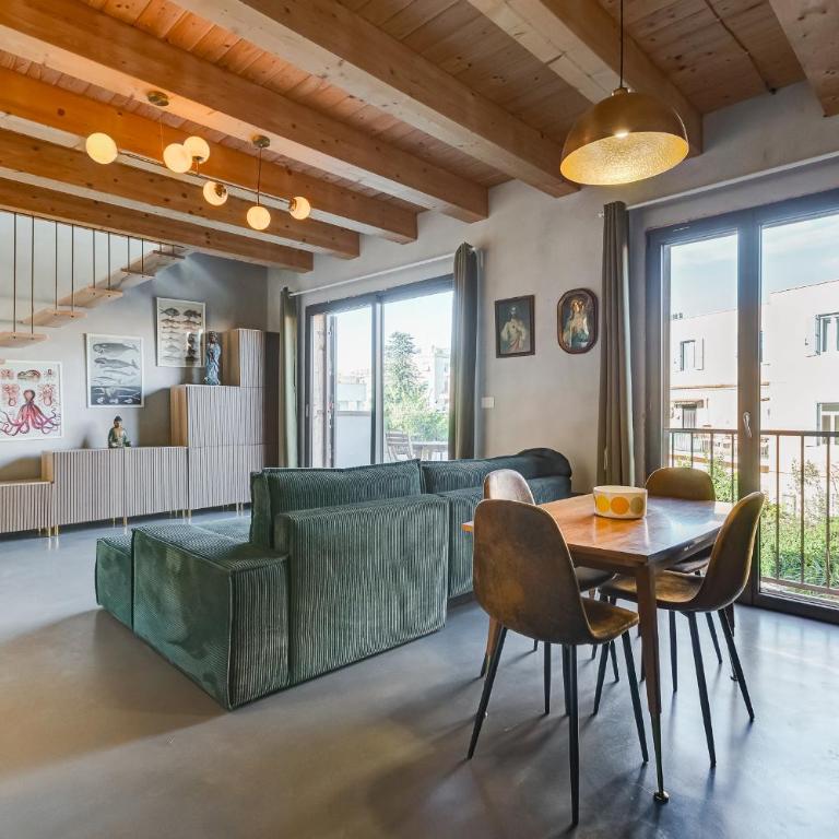 Private Rooftop Terrace 3 Min Walk to Metro - Appartamento con 1 Camera da Letto - 1