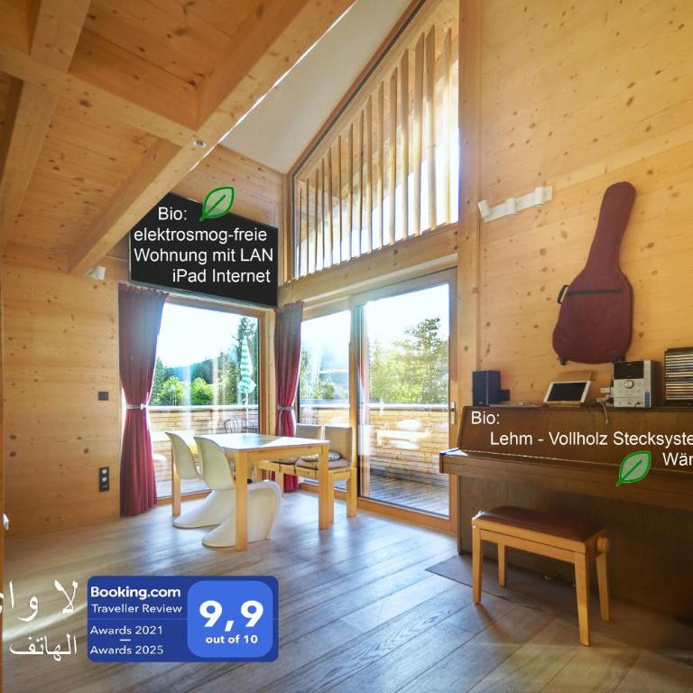Bio Ferienwohnung am Wildsee in Seefeld mit E-Ladestation - Apartment mit Blick auf die Berge - 3