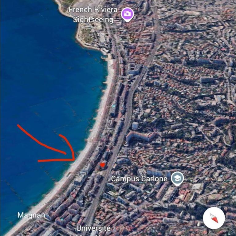 Cozy appartment downtown Nizza 2 Bedroom 1 min Beach 1 min tramway 10min airport air conditionner - Appartement 2 Chambres - 20