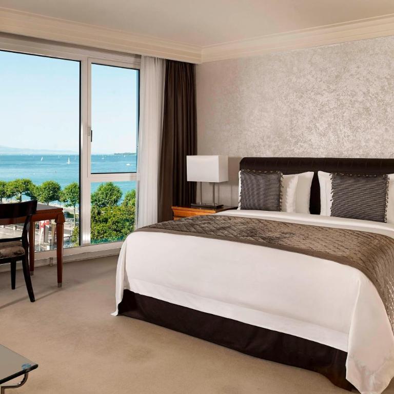 Hotel President Wilson, a Luxury Collection Hotel, Geneva - Grande Chambre Lit King-Size Exécutive avec Vue sur Lac - 1